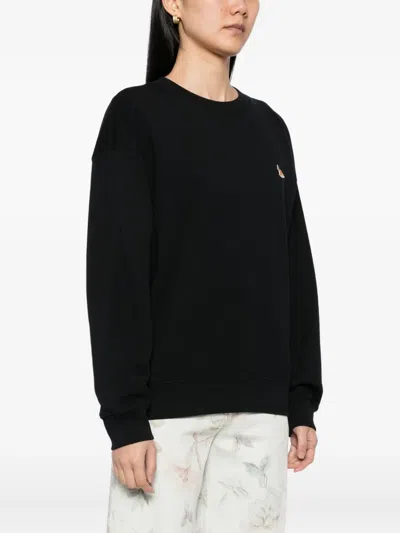 Maison Kitsuné Sweaters In Black