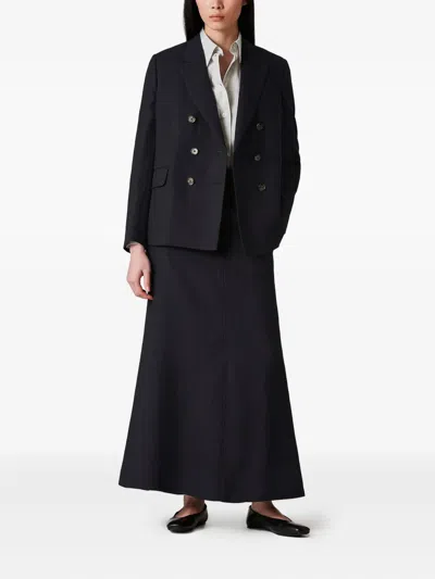 Paul Smith Double-breasted Buttoned Blazer In Gray