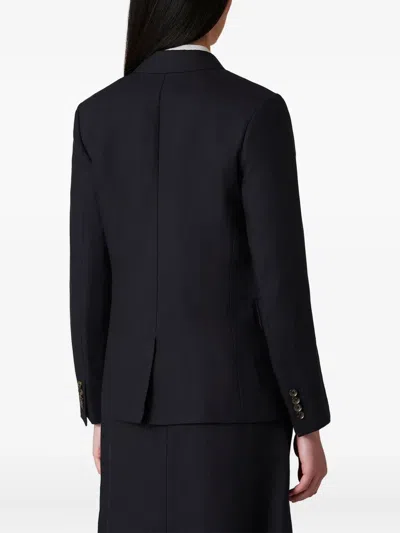 Paul Smith Double-breasted Buttoned Blazer In Gray