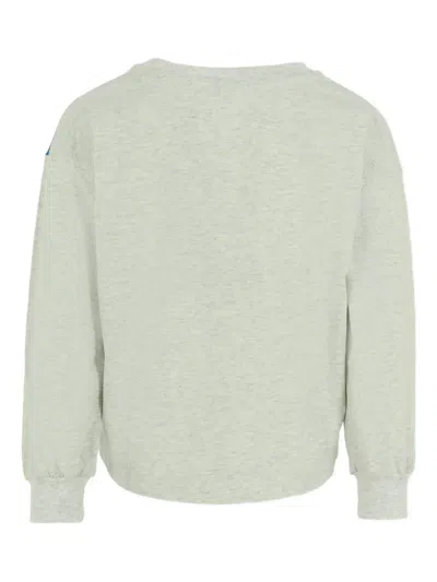 Molo Grey T-shirt For Kids With Dog And Cat In Gray