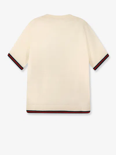 Gucci Women Extra Fine Cashmere-blend Top In White