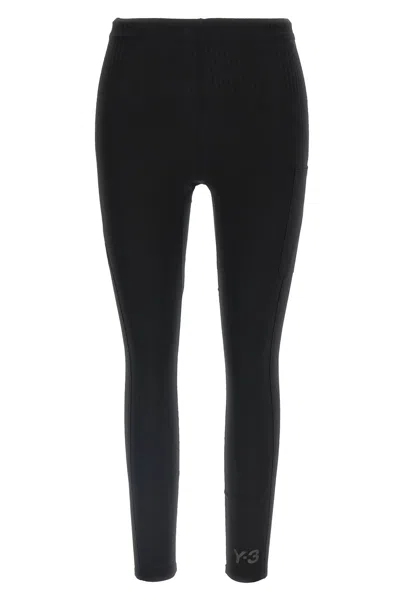 Y-3 Running Leggings In Black