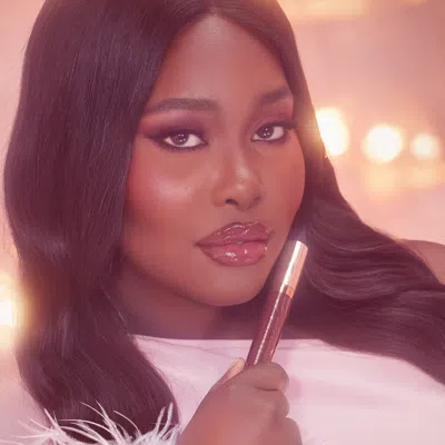 Charlotte Tilbury Collagen Lip Bath Gloss Pillow Talk Deep 0.26 oz