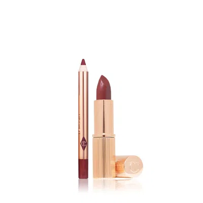 Charlotte Tilbury Mini Pillow Talk Lipstick & Liner Set Pillow Talk Deep
