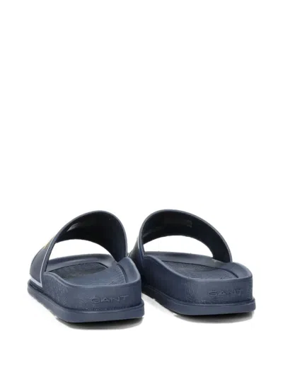 Gant Logo-shield Slides In Blue