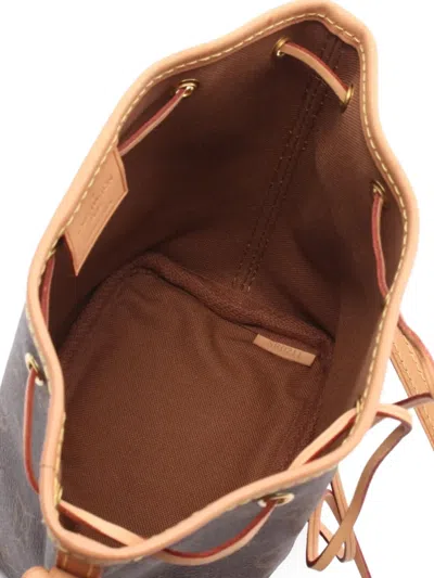 Pre-owned Louis Vuitton 2021 Nano Noé Bucket Bag In Brown