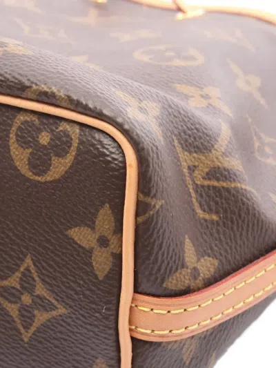 Pre-owned Louis Vuitton 2021 Nano Noé Bucket Bag In Brown