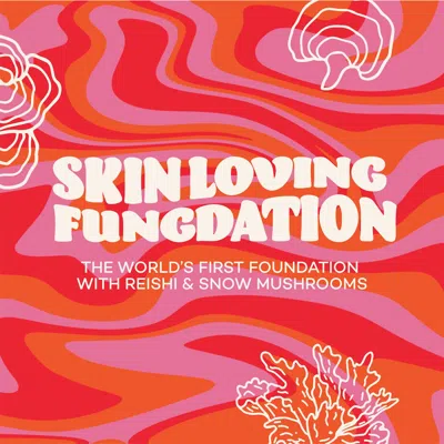 Axiology Fungdation - Reishi Mushroom Foundation In Red