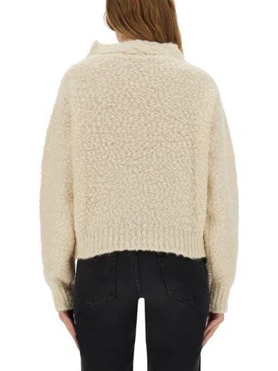 Isabel Marant 'romane' 'ecru' Alpaca Blend Sweater In Neutral