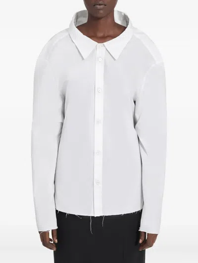Mm6 Maison Margiela Camicia In Cotone White In White