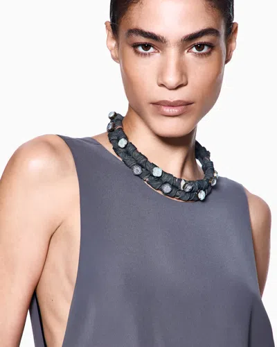 Giorgio Armani Long Dresses In Gray