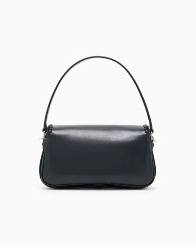 Emporio Armani Logo-detailing Shoulder Bag In Black