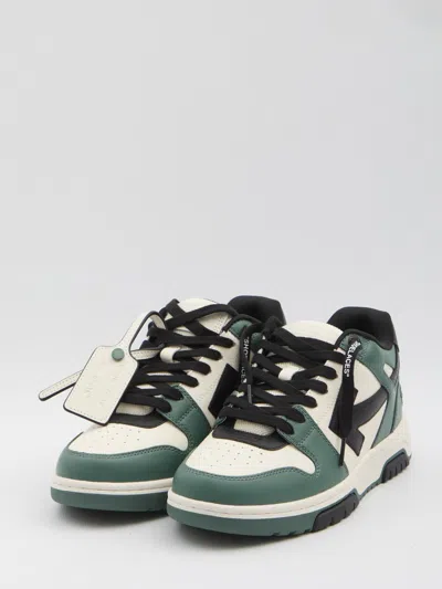Off-white Out Of Office Sneakers In Green