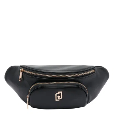 Liu •jo Versatile Belt Bag Featuring Zipped Pockets In Black