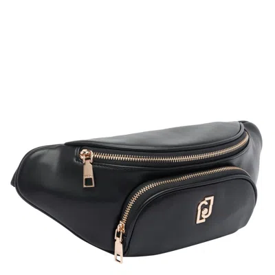 Liu •jo Versatile Belt Bag Featuring Zipped Pockets In Black