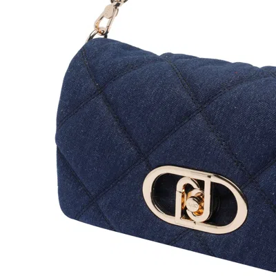 Liu •jo Crossbody Bag Chain Strap In Blue