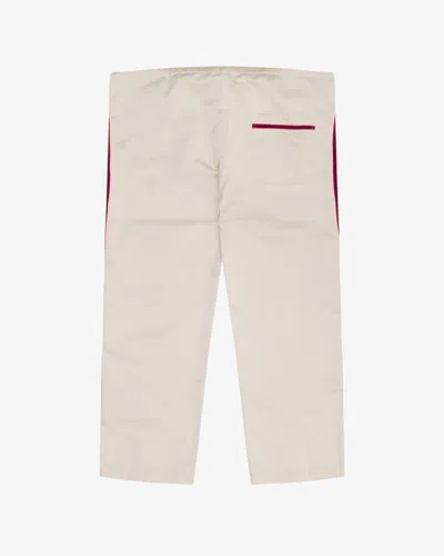 Bode Redtail Pajama Pants In White
