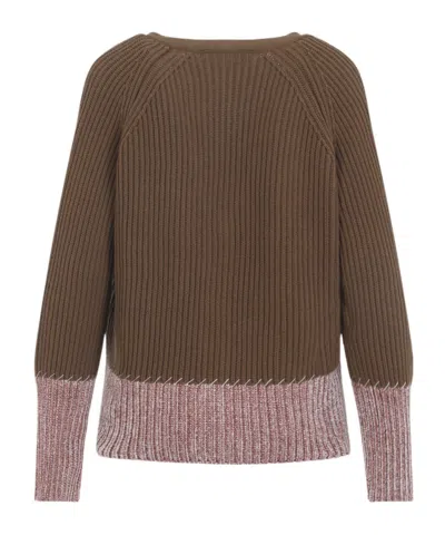 Marni Cardigan With "color Block" Pattern In Green