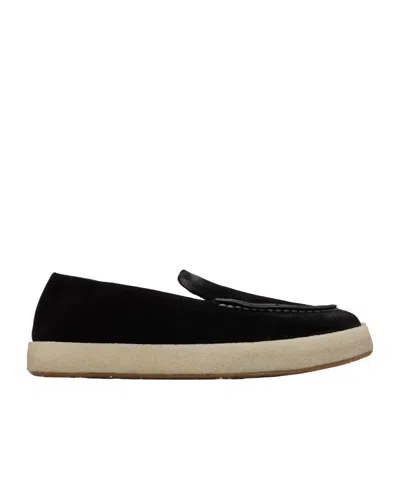 Marsèll Suede Loafers Rubber Sole In Black