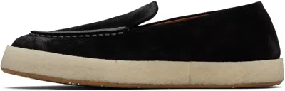 Marsèll Suede Loafers Rubber Sole In Black