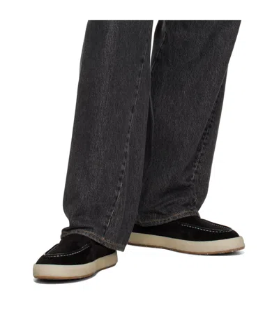 Marsèll Suede Loafers Rubber Sole In Black