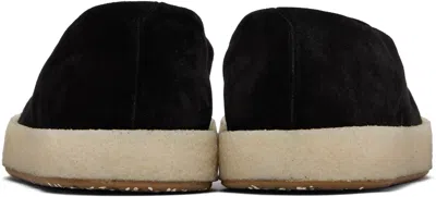 Marsèll Suede Loafers Rubber Sole In Black
