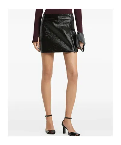 Courrèges Courregès One Minute Mini-skirt In Black