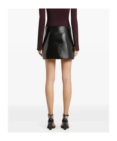 Courrèges Courregès One Minute Mini-skirt In Black