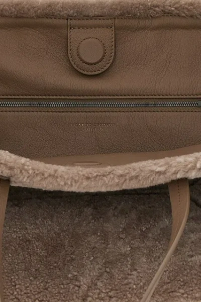 Brunello Cucinelli Large Shoulder Bag Featuring Dual Handles In Gray