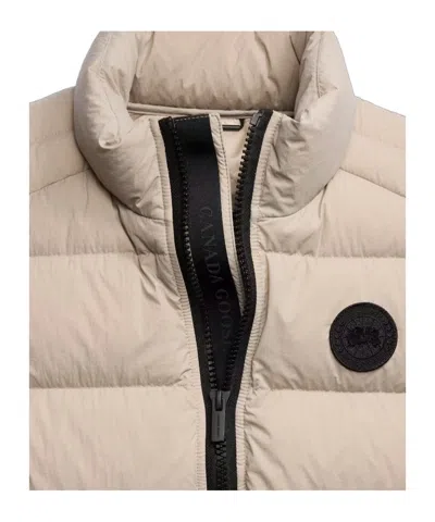 Canada Goose Crofton Quilted Panel Vest In Neutral