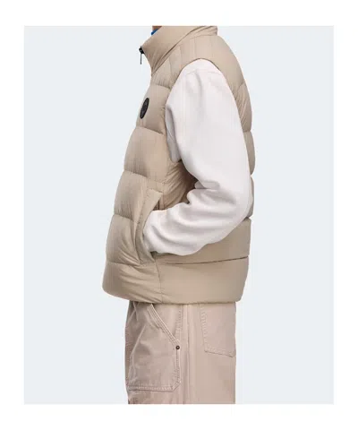 Canada Goose Crofton Quilted Panel Vest In Neutral