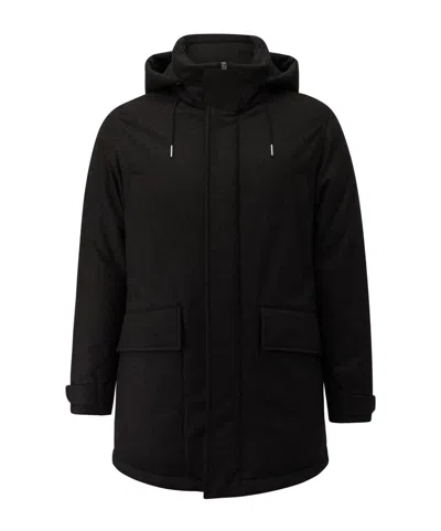 Zegna Jacket With Zip Closure In Black