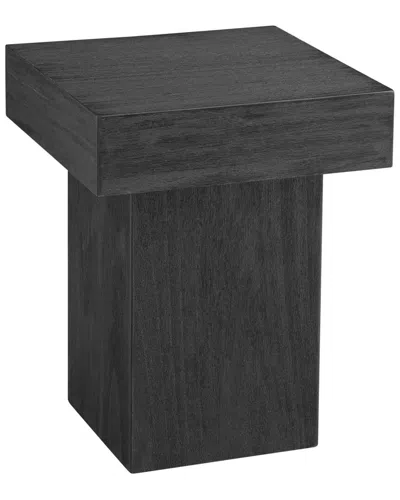 Bassett Mirror Padula Square End Table In Black