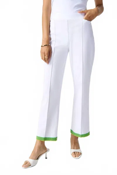 Joseph Ribkoff Milennium Straight Pull On Pants In White