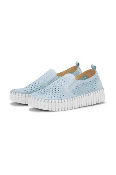 Ilse Jacobsen Women's Platform Tulip Slip-on In Ash Blue In Multi