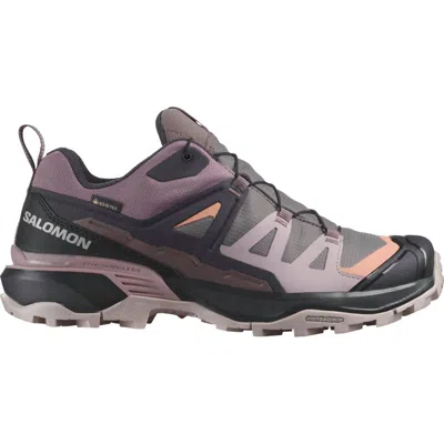 Salomon Panelled Design Low Top Sneakers In Burgundy