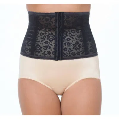 Rago Extra Firm Waist Nipper No Roll In Black In Black