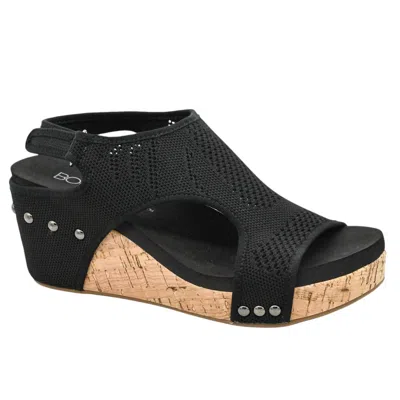 Corkys Footwear Women's Carley Sandals In Black Tweed In Black