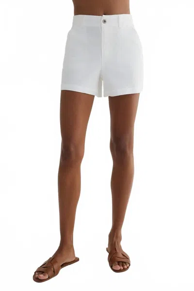 Bella Dahl Elle Playa Trouser Short In White In White