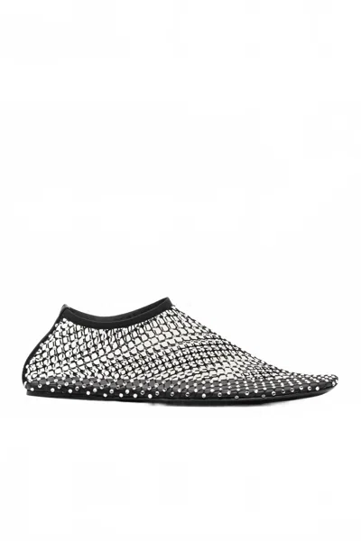Christopher Esber Womens Dark Brown Minette Mesh Ballet Flats Eur 39 / 6 Uk In Animal Print