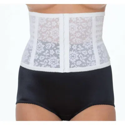 Rago Extra Firm Waist Nipper No Roll In White In White