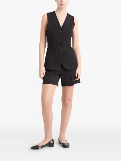 Cinq À Sept Kallen Short In Black In Black