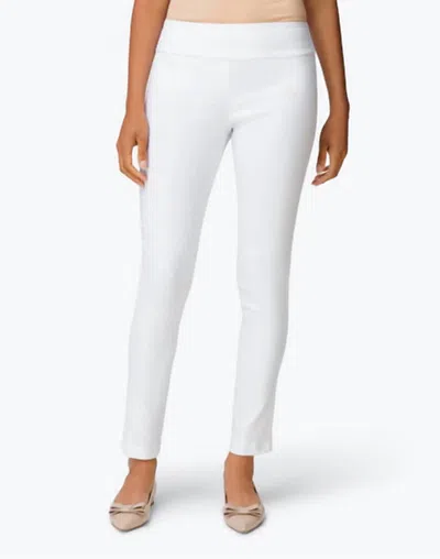 Elliott Lauren Classic Pull On Ankle Pant In White In White