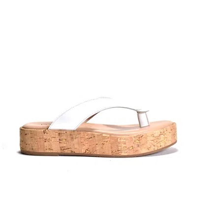 Cordani Women's Kendra Wedge Sandals In White In White