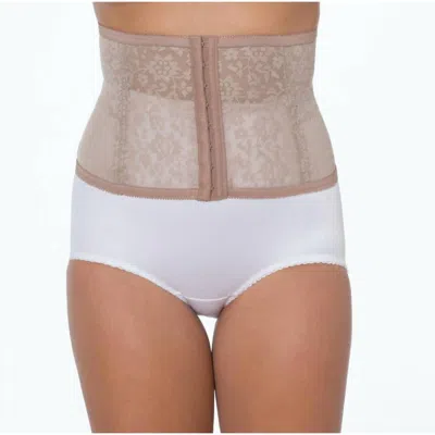 Rago Extra Firm Waist Nipper No Roll In Mocha In Brown