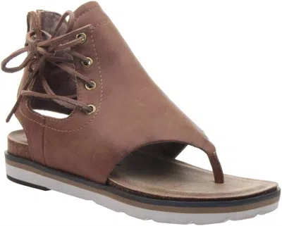 Otbt Women's Locate Lace Up Flat Sandal In New Brown In Multi