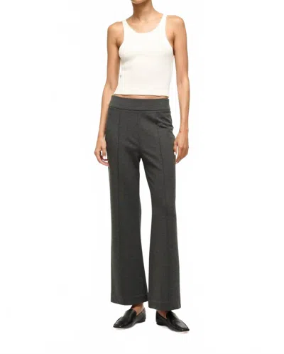 Staud Knack Ankle Pants In Heather Gray In Gray