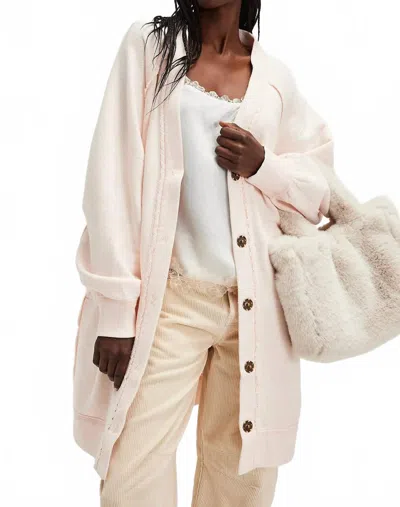 Free People Fresh Start Cardigan In Strawberry Float In Neutral