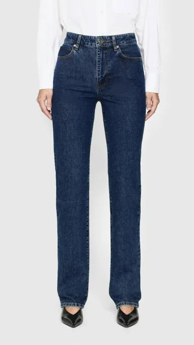 Frame Ruler Straight-leg Jean In Written In Blue