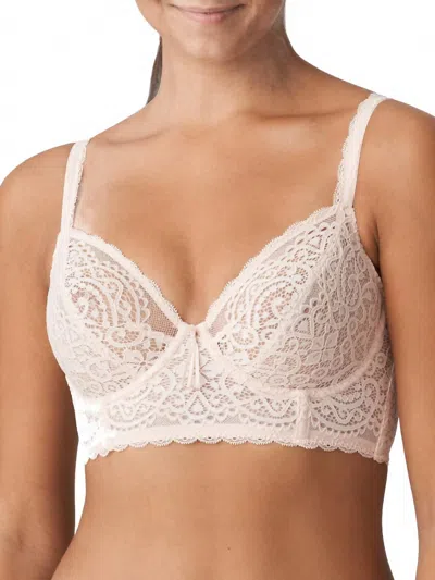 Twist I Do Longline Bra In Silky Tan In Neutral